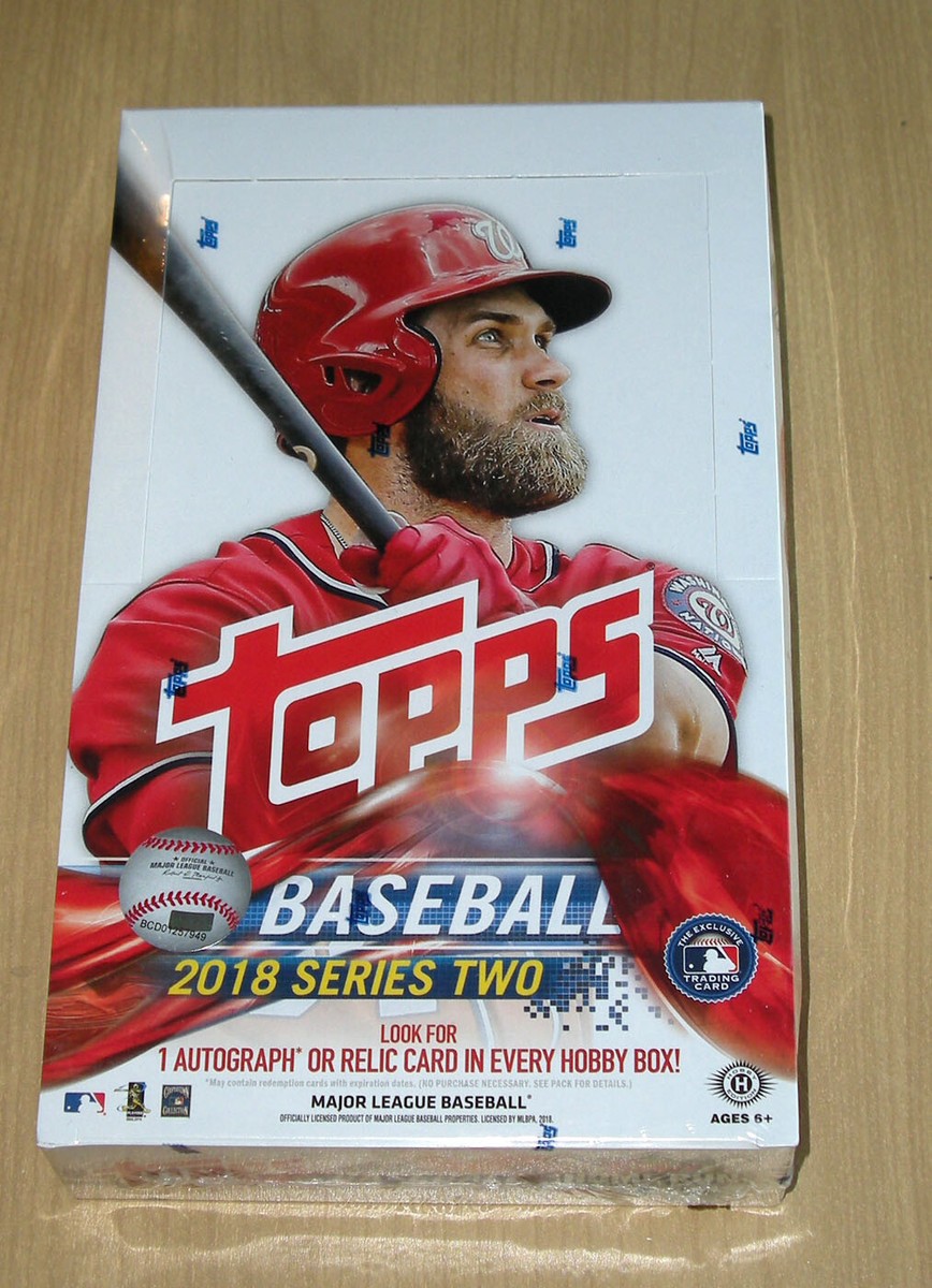 2018 Topps Series 2 baseball sealed HOBBY box Acuna bat down
