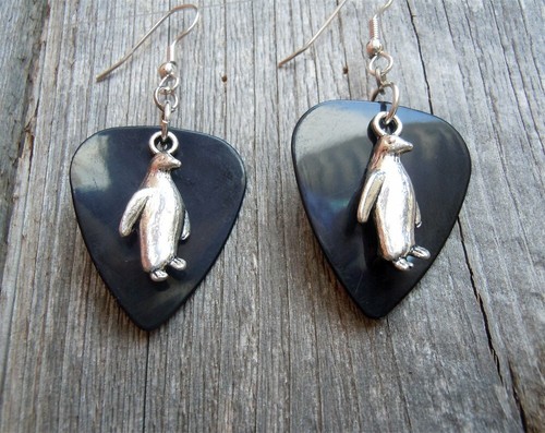 Pendientes púas para guitarra Penguin Charm - elige tu color - Imagen 7 de 8