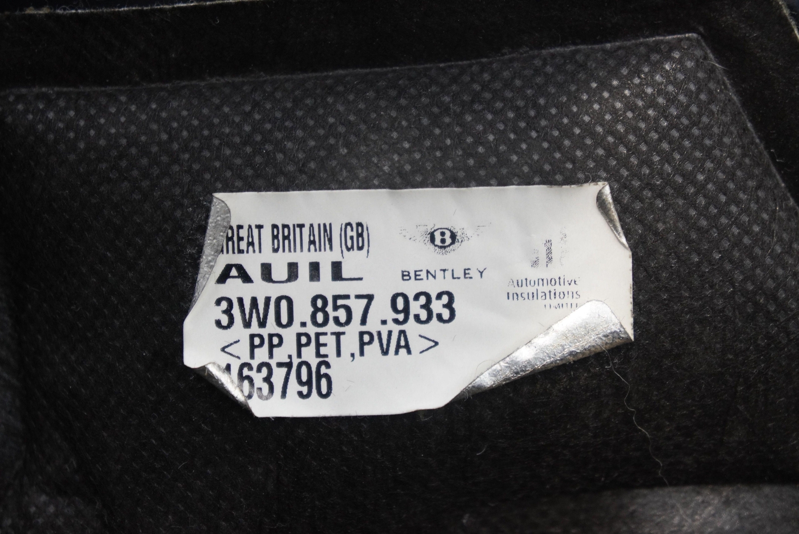 Glove Box Dash Compartment CD Changer 3W0857933 OEM Bentley Flying Spur 2014