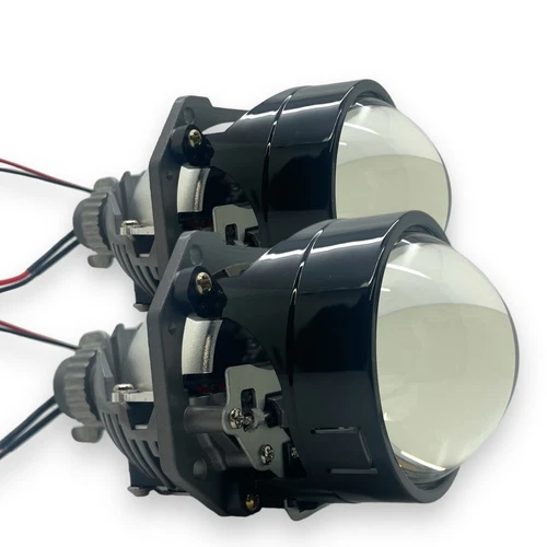 2 x 2.5" Full Bi-LED RHD Retrofit Projectors Lens like Xenon HID white hi/low - Picture 2 of 12