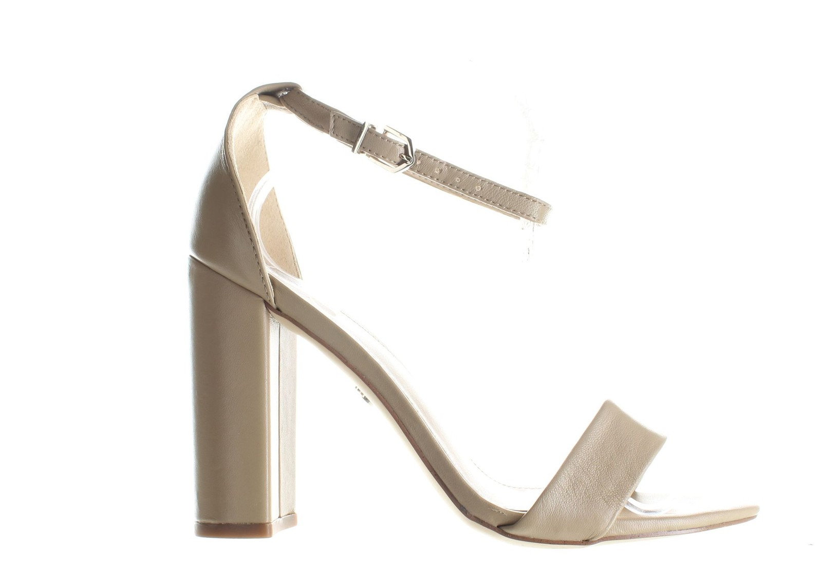 Sam Edelman Womens Yaro Tan Ankle Strap Heels Size 7.5 (5479604)