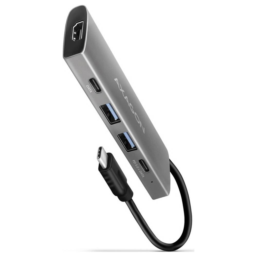 Hub USB AXAGON HMC-5G2 transfert rapide 5 GBit/s et double affichage HDMI