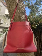 Burberry 'Canterbury' Tote /Schultertasche Rot