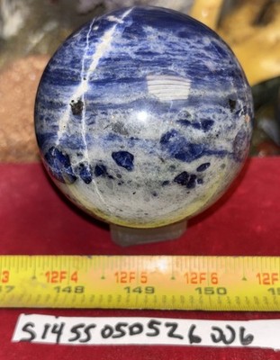 Blue Sodalite Ball Sphere Healing Crystal Natural Gemstone Quartz Stone 500 Gr