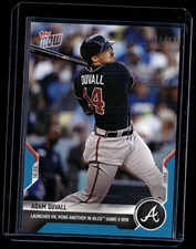 Adam Duvall - 2021 MLB Topps Now #998 Blue 40/49 Parallel Atlanta Braves