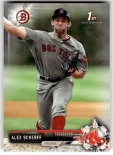 2017 Bowman Draft #BD-9 Alex Scherff 1st Boston Red Sox Baseball