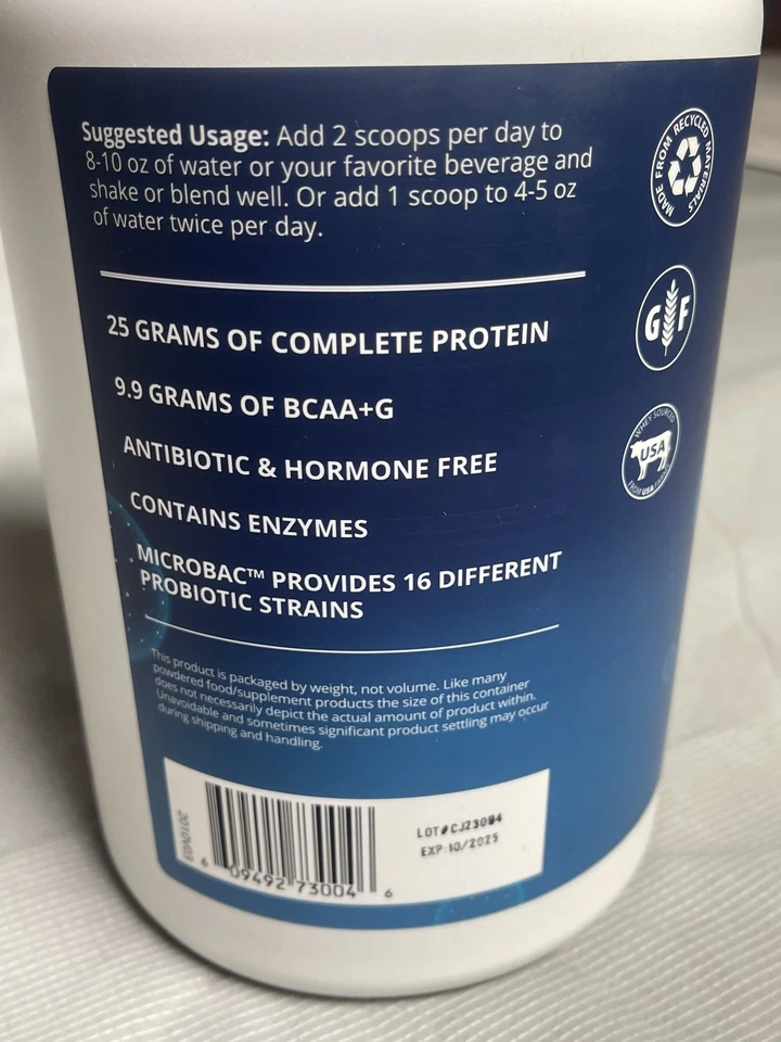 Probióticos MRM Nutrition Gainer Protein Chocolate 3,3 lb 1 bilhão 25g BCAA EUA - Imagem 3 de 4