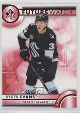 2023-24 SP Authentic Future Watch Red Limited Ryker Evans #194 0l3j