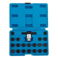 22Pc Universal Wheel Lock Key Removal Kit Locking Lug Nut Master Key Kit for BMW