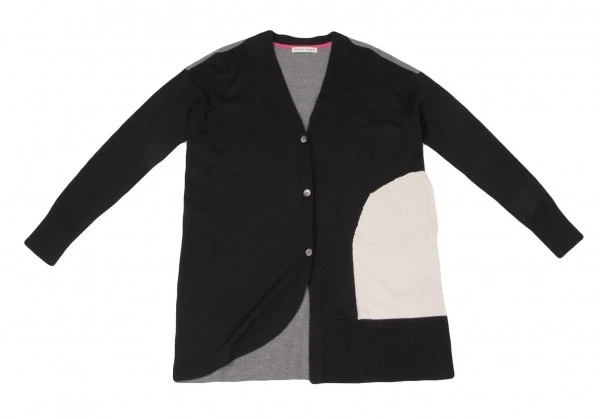 Cárdigan tejido TSUMORI CHISATO lana color cambio talla 2 (K-136999) Foto 2 de 4