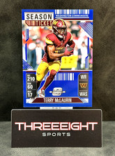 2024 Optic Contenders, TERRY McLAURIN /99  Blue Prizm #57  WASHINGTON COMMANDERS