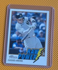 2026 Topps Heritage - Raw Power Aaron Judge #RP-AJ New York Yankees