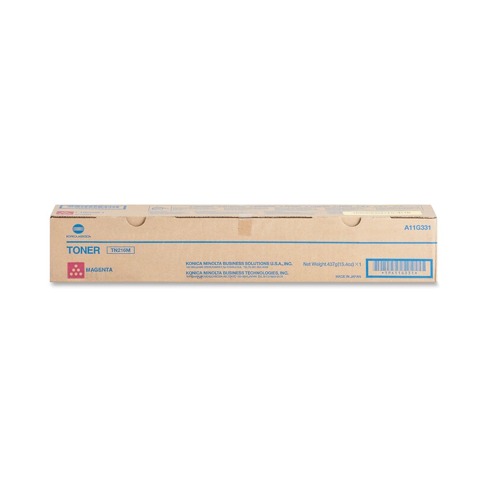Genuine Konica Minolta TN216M Magenta Toner Cartridge A11G351 Opened VAT Inc