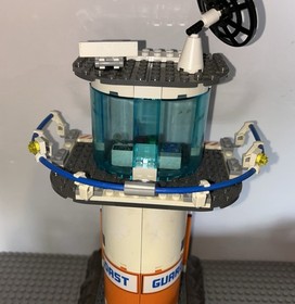Lego 7739 City Coast Guard Patrol Boat & Tower. Set Minifigures And Manual