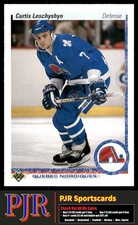 Curtis Leschyshyn 1990-91 Upper Deck #295 Quebec Nordiques Rookie