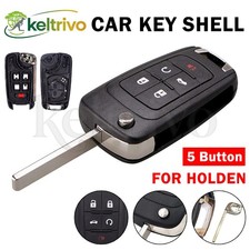 5 Buttons For Holden Commodore VF 2013-2017 Flip Remote Car Key Shell Case Fob