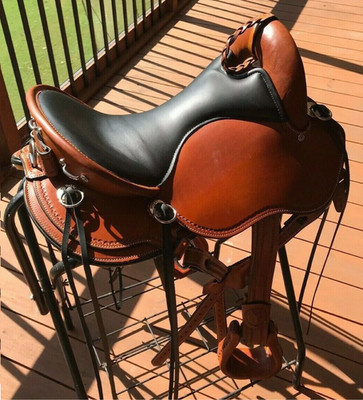 Handcrafted Leather Endurance Saddle Lightweight, Comfortable & Durable for Long