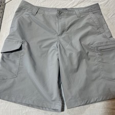 Men’s George Cargo Shorts Size 36 Gray Casual Utility Outdoor