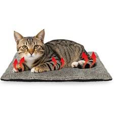 Self-Warming Cat Bed Pad, Self-Heating Cat Bed Mat Thermal Blanket for Indoor...