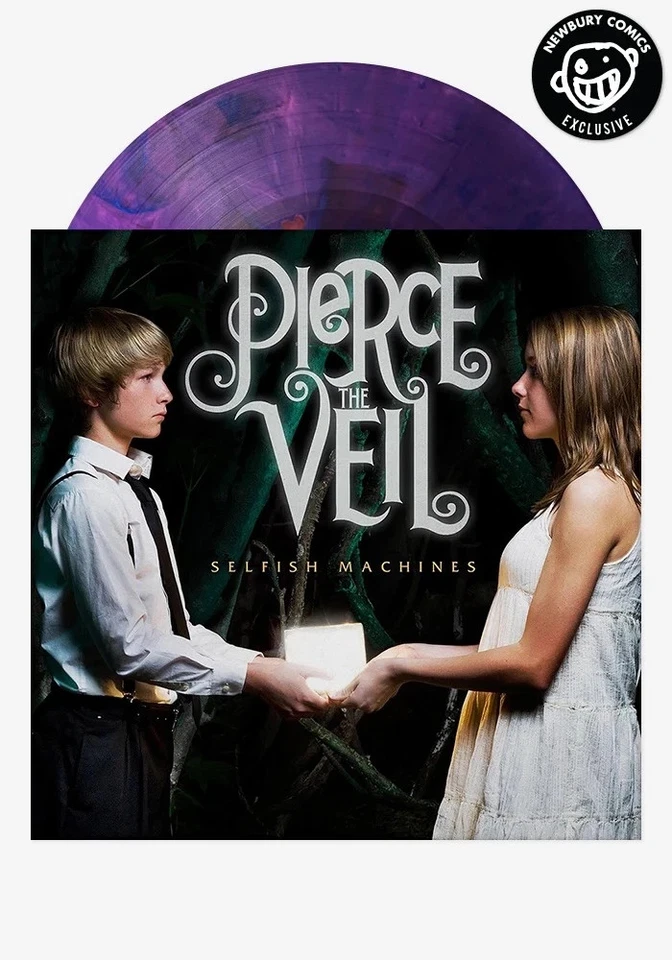 Pierce The Veil Selfish Machines Purple Magenta Swirl Newbury Vinyl /750 PRESALE - Image 2 of 2