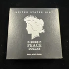 2023-P Peace Silver Dollar $1 - Uncirculated / w/Box & COA / Nice! - No Reserve!