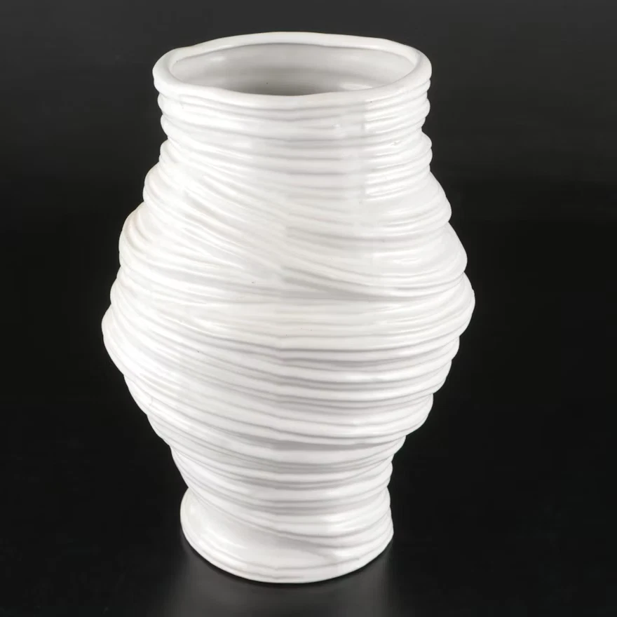 Icelandic inspired wavy vase