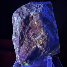 Ambligonita fluorescente: mina Picacho View, Maricopa Co., Arizona - ¡Rara!