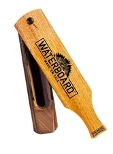 Hunting Waterboard Wood Grain Turkey Box Call, Waterproof Turkey Call with Mu...