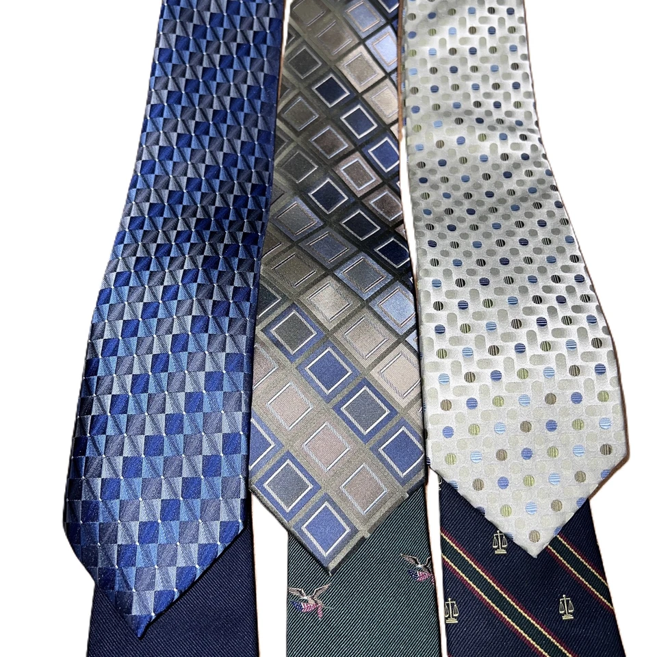 Juego de 6 -- Corbata estampada para hombre paquete de 6 talla estándar Foto 3 de 4