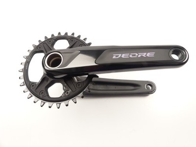 Shimano Deore Kurbelgarnitur FC-M6100-1 175mm 1x12-fach 32T #19242