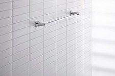 Asta portasciugamani Duravit codice D ottone colore cromo - lunghezza 60 cm o 80 cm a scelta