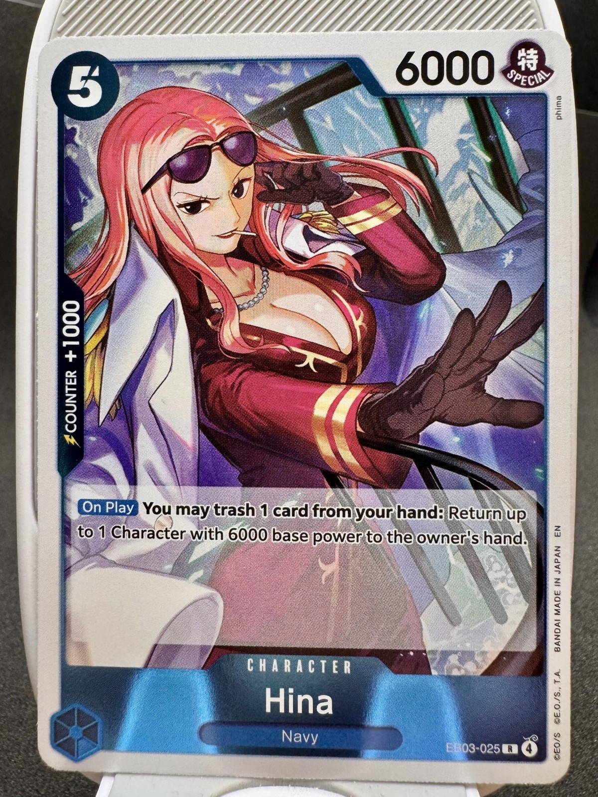 Hina EB03-025 Foil Extra Booster: One Piece Heroines Edition NM