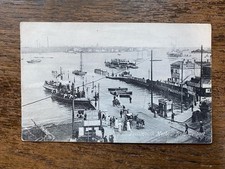 Portsmouth Harbour from Gosport vintage postcard 1902 Valentines