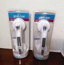 Two CVS Health Suction Cup Grab Bars No Tools Required NEW Unopened