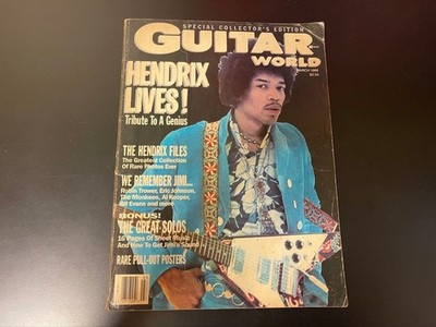 Guitar World Jimi Hendrix Special Issue Hendrix Lives Tribute Poster Included