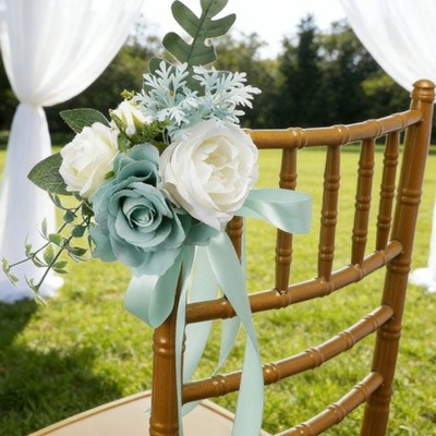 Hochzeit Event Stuhllehne Blume koreanisches Design Fotografie Requisite Polyest