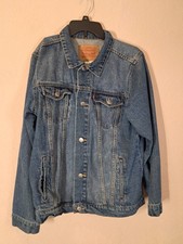 Levi's Youth Denim Trucker Jean Jean Jacket Size XL Retro Classic Pockets 13-15