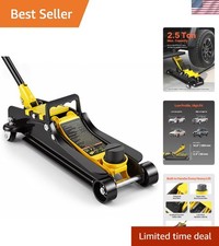 2.5 Ton Heavy-duty Steel Low Profile Racing Floor Jack For Ultimate Vehicle Care 2.5 Ton Heavy-duty Steel Low Profile Racing Floor Jack For Ultimate Vehicle Care