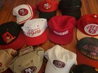 SAN FRANCISCO 49ERS VINTAGE HAT CAP LOT x15 SF NFL SCRIPT FOOTBALL VISOR — photo 3