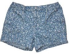 Old Navy Jean Shorts Floral Print Denim Youth Size XL 14-16 All Over Print
