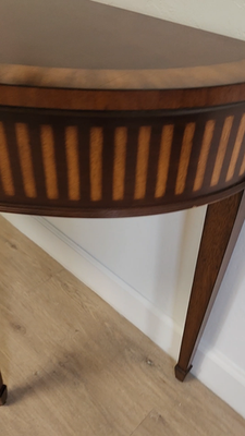 Ethan Allen Demilune Console Table-Federal Style Newman Entry