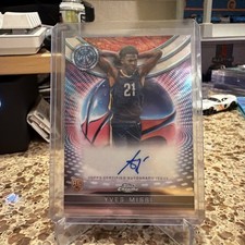 2024-25 Topps Chrome Rookie Chrome Refractor Auto Yves Missi FCZX