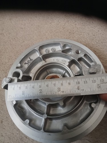 NEW / NOS 1970,s Honda motorcycle front brake plate.CB250 CB350 CB360 XL250 CD - Picture 5 of 8