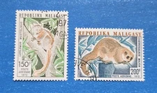 Malagasy Republic Stamps, Scott C117-C118 Complete Set CTO's Non-Hinged