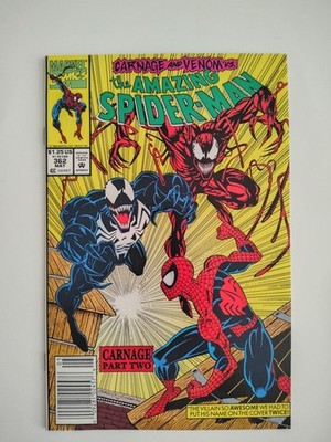 The Amazing Spider-Man #362 Newsstand Variant (Marvel Comics May 1992)