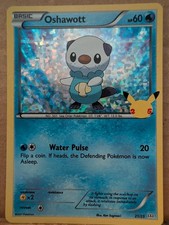 Oshawott 21/25 McDonald's 25th Anniversary Promo Holo Pokemon Card