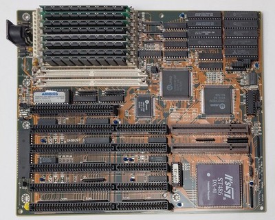 Tekram G486UVP VLB ISA 486 retro Mainboard +  IT's ST486 40MHz + 8MB RAM