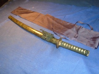 Japanese sword wakizashi in mountings "Taira Osamori"