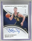 Detlef Schrempf 2024 Panini Immaculate Sophisticated Auto 60/99