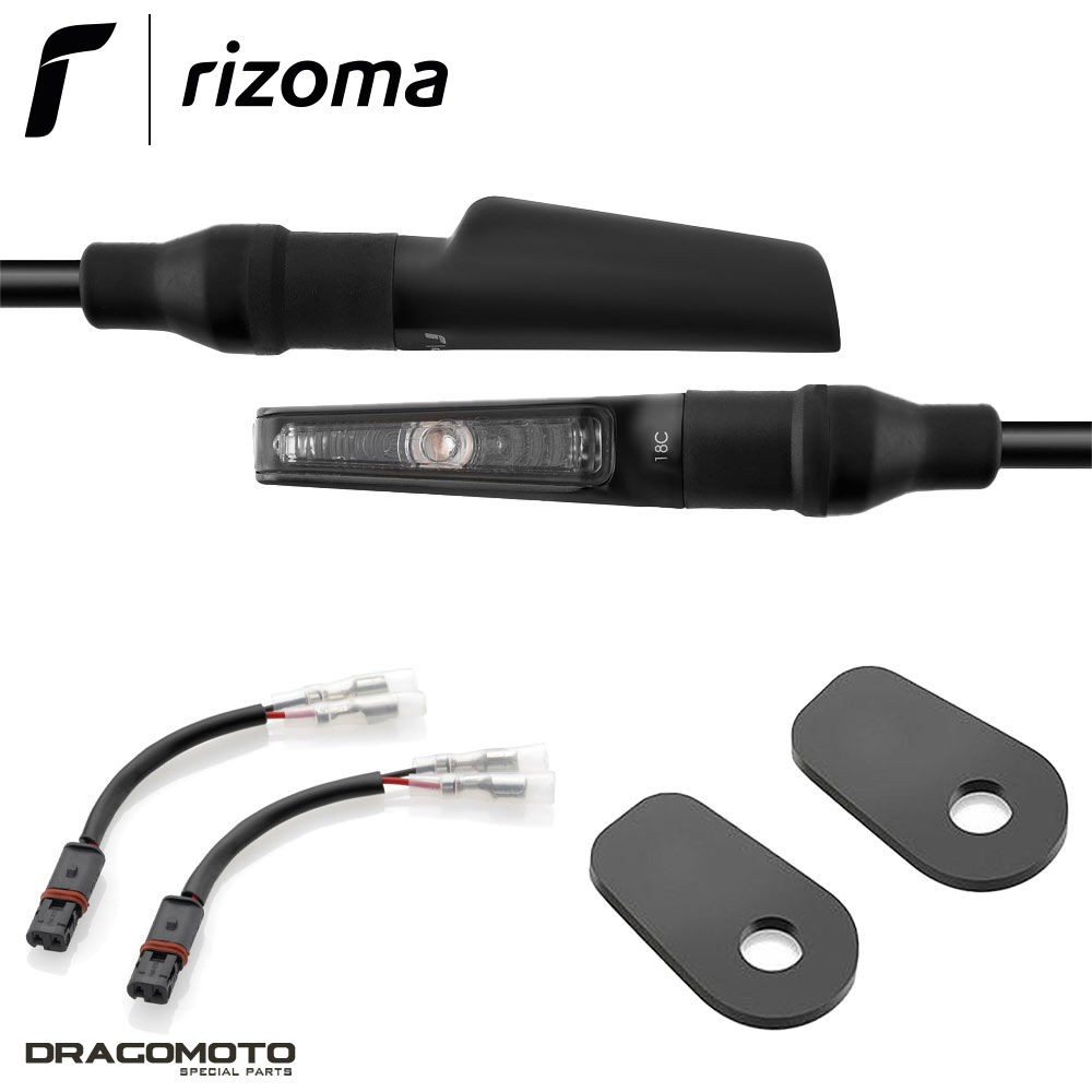 Clignotants CORSA BMW S 1000 R moto LED Rizoma noir mat TS110BM